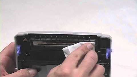 How to Clean printhead CG4 Thermal Transfer