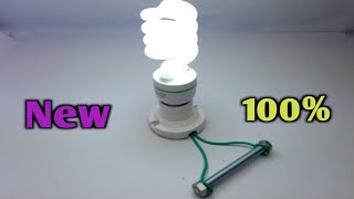 Free Electricity Generator 1 Magnetic Power Light Bulb electronic Coil Generator new 2019