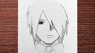 How To Draw Sasuke Uchiha Easy Anime Drawing For Beginners Drawing Step By Step