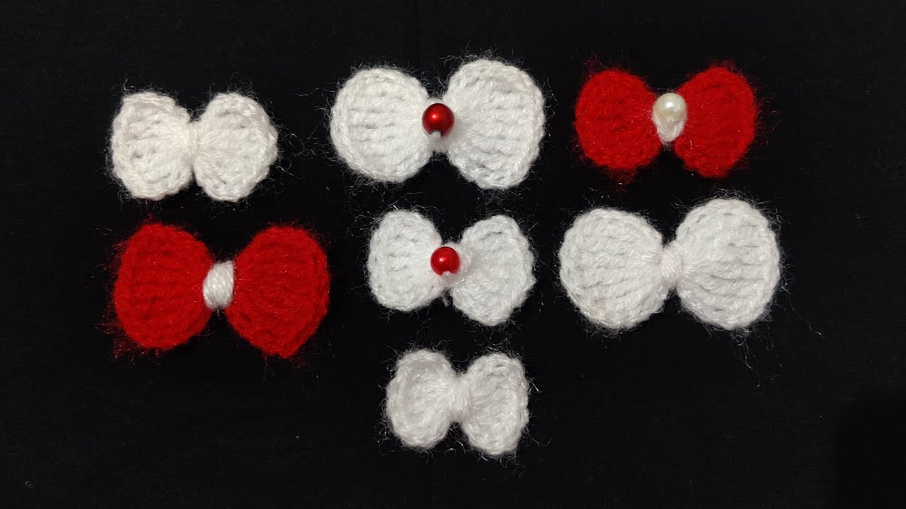 Crochet Bow  || Crochet Neck Tie || क्रोशिये से बो बनाएं || नैक टाई