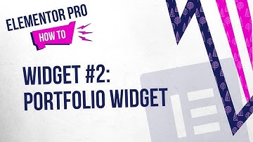 Elementor Pro Widgets #2: Portfolio Widget