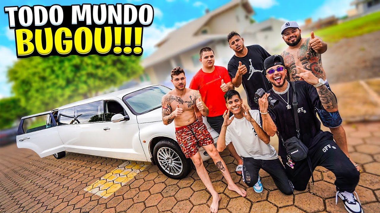 REAÇÃO DOS MEUS AMIGOS ME VENDO CHEGAR DE LIMOUSINE NA CASA DO LAGO