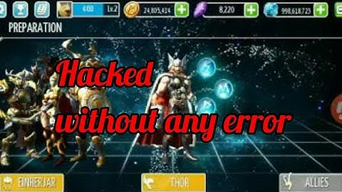 How to hack Thor the dark world