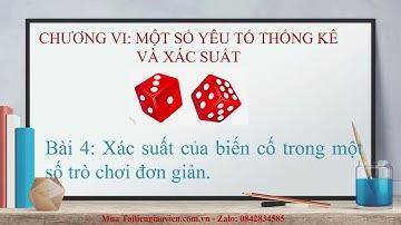 Giáo án powerpoint Xác suất của biến cố trong một số trò chơi đơn giản | GA điện tử Toán 10 Cd