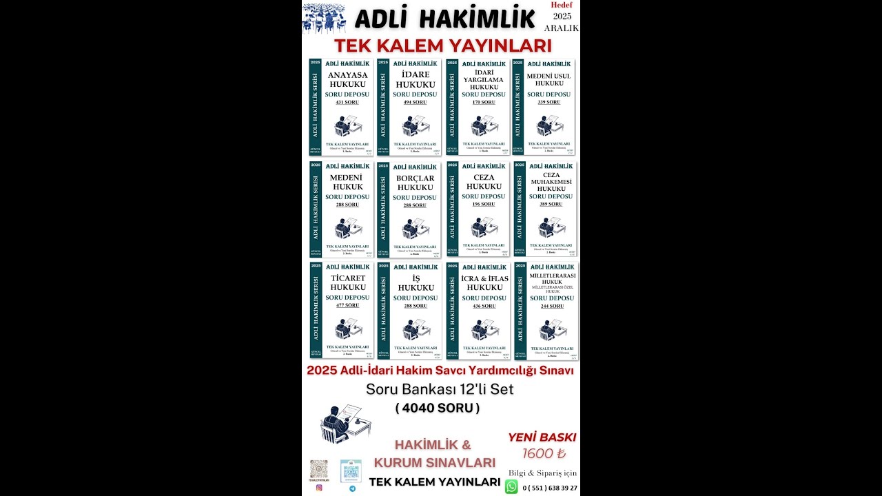 2023 Adli Hakimlik Borçlar Hukuku ve Ceza Hukuku Çıkmış Soru Çözümleri