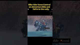 Bike crash 💥 Adventure bike #bikecrash #accident #bikeaccident #viral #trending #accidents #bikes