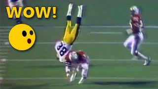 Lynn Swann Makes Head Over Heels Catch