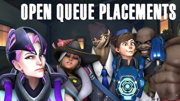This is 2018 Overwatch again. I hate it. | Overwatch Competitive Open Queue Placements