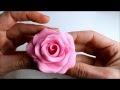 Ideas para el Día de la Madre: Rosa de fondant