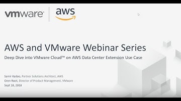 Extend your data center to the cloud with VMware Cloud on AWS