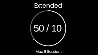 50/10 Pomodoro Timer ~12-Hour Deep Focus, Study with Me, Stay Motivated 🏷️ Extended screenshot 4