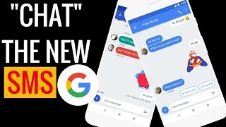 Google's CHAT A new SMS ! Based on RCS(Rich Communication Services)