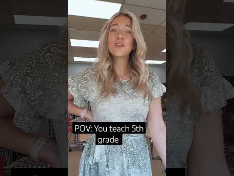 POV: You teach