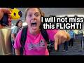 When Entitled Airport Karen Passengers Try to Force Their Way Onto the Plane