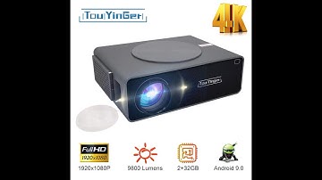 The brightest 1LCD Projector--Touyinger Q10,can be used in school and meeting!