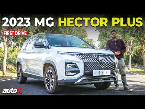 2023 MG Hector Plus Review : King of Bling is back | All Your Questions On This SUV answered | autoX