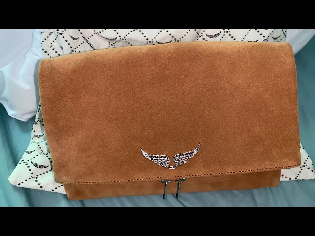Zadig Voltaire X Kate Moss Leather Messenger Bag With Metal Chain Noir Gold  Zadig&voltaire - Women | Place des Tendances