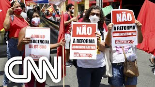 Manifestações contra o governo Bolsonaro ocorrem em diversas capitais | CNN Sábado