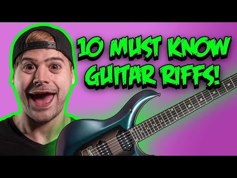 10 easiest rock/metal guitar riffs (for beginners)