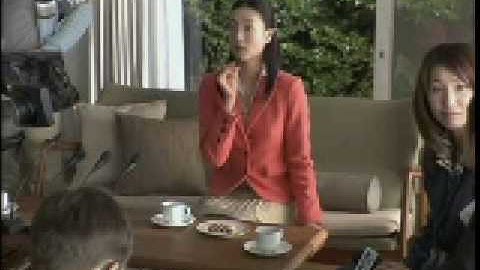 Non-blinking woman