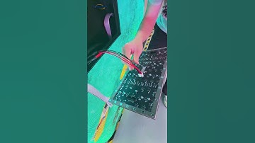 Your table is now a screen. #ledscreen #leddisplay #eagerled #ledmodule #fixledlights