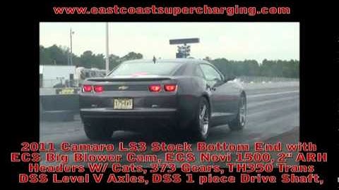 ECS 2011 Camaro SS Supercharger Kit - 10.1 @ 137