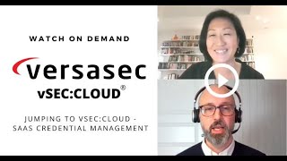 Jumping to vSEC:CLOUD - SaaS Credential Management