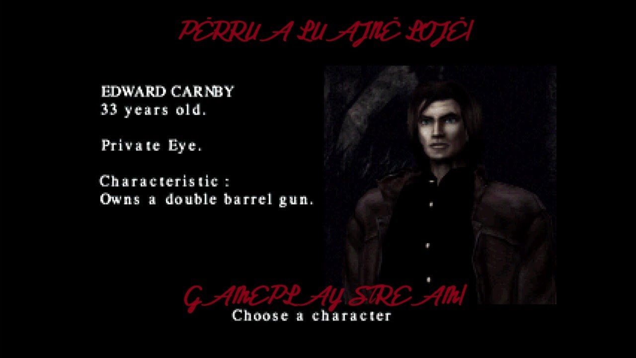 Alone In The Dark: The New Nightmare - Edward Carnby Stream 1 - YouTube