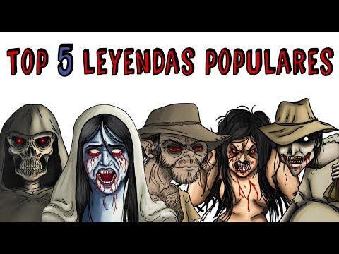 TOP 5 LEYENDAS POPULARES | Draw My Life La Llorona, Patasola, El Silbón, La Santa Compaña El Pombero