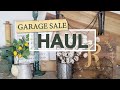 Thrift Haul • Garage Sale Shopping • Farmhouse home decor on a budget