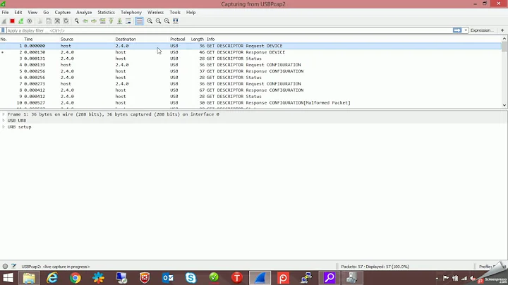 USB basics in Wireshark