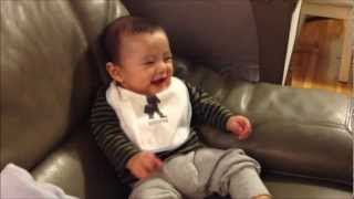 Fatherhood - Marcus is a Happy Baby 3-26-2012