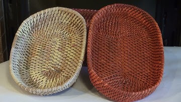 Root weaving.  Oval bottom.  Option 2.