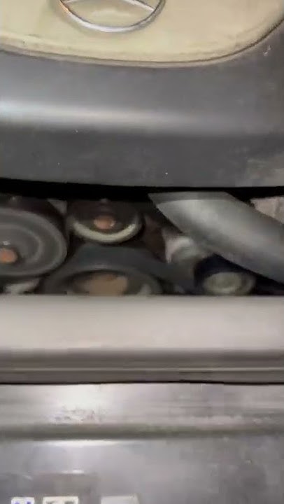 Mercedes ML350 knocking rattling noise from engine, what is it? Help