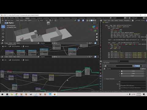 I turned geometry nodes into a game physics engine !