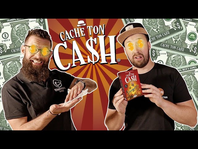 Coup d'œil sur le jeu de société CACHE TON CASH ! 👀 [Règles +