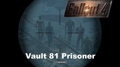 Fallout 4 - Vault 81 Prisoner - Random Encounter