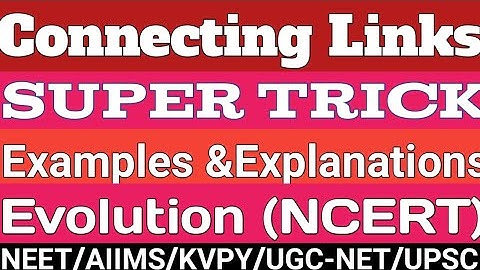 #ConnectinglinkEvolution|Connecting Link and missing link trick|Connecting link mnemonics NEET|SEO