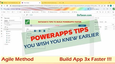 Build App 3 times faster with Scrum Agile method - PowerApps tips you wish you knew earlier