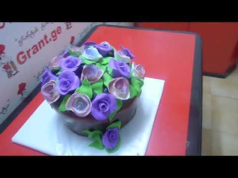 ტორტი \"ვარდების თაიგული\