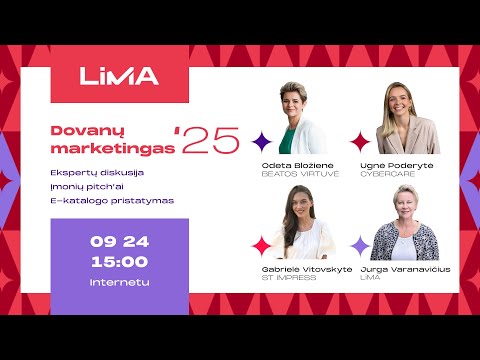 Dovanų marketingas'25: verslo dovanų idėjų pristatymas