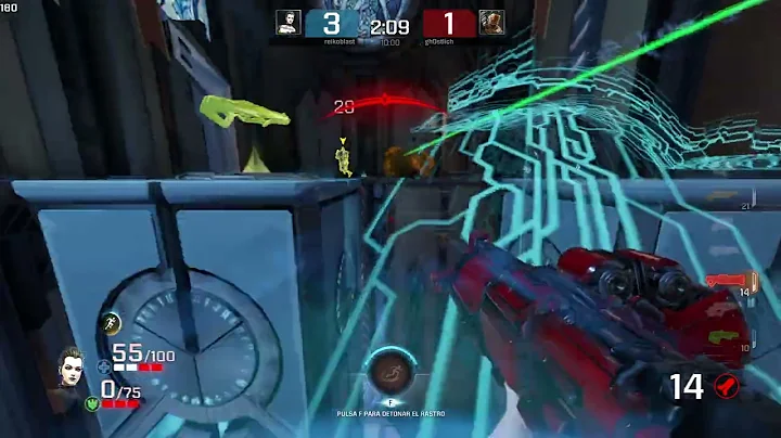 Quake Champions Gameplay Duel Ranked - Elo 1734 vs 1559 - BLOOD COVENANT - reikoblast gameplays