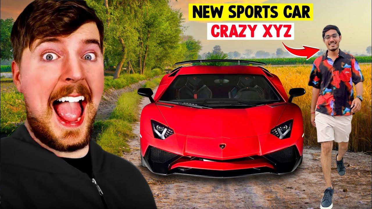 NEW SPORTS CAR of Crazy XYZ | MrBeast Made World Record | Hacker Om Launched Rocket 🚀
