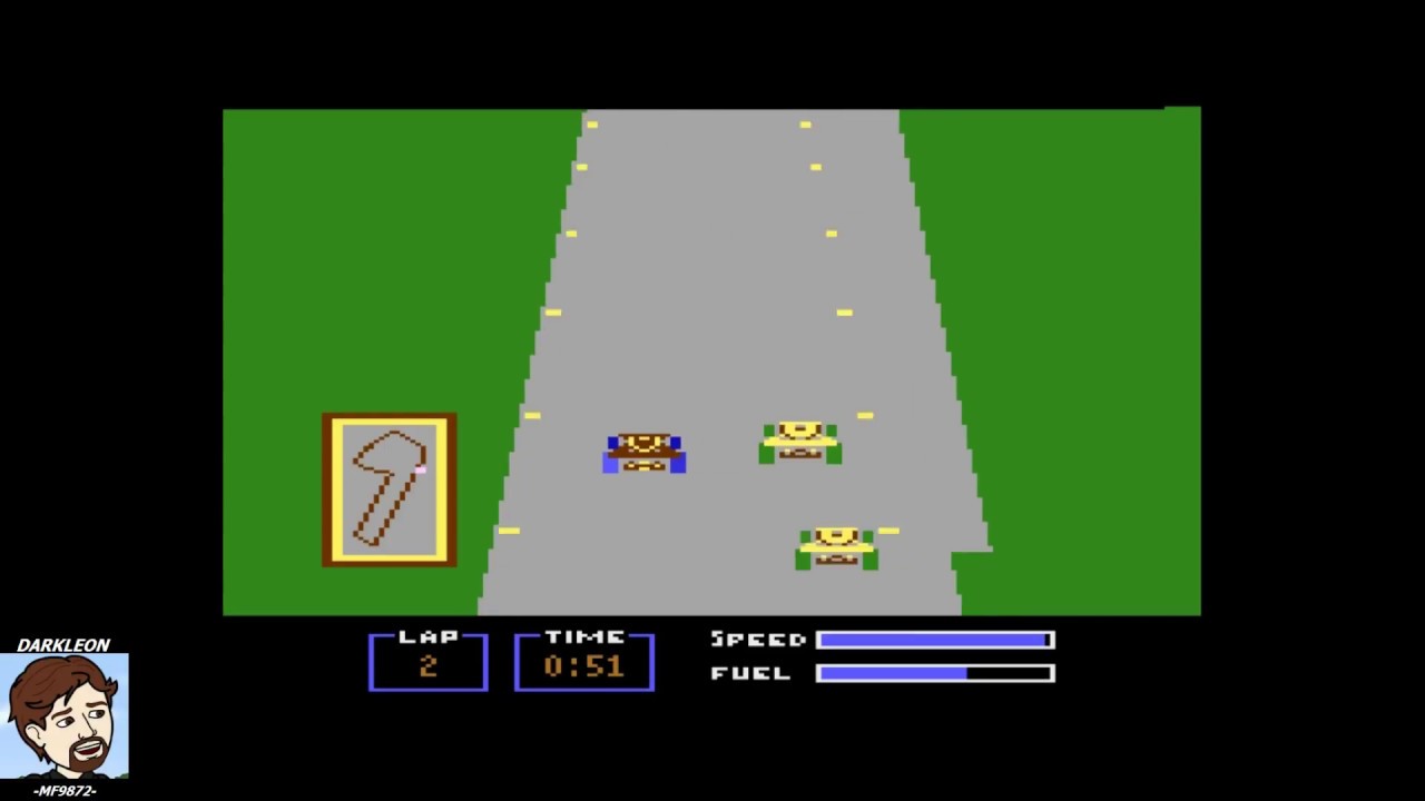 Atari 8-bit - Pitstop - YouTube