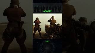 Soviet Soldiers Attempt To Escape German Fire Minsk 1941