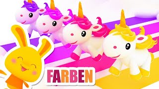 🦄✨ Die Farben des Regenbogens! 🦄✨ Lerne die Farben mit Einhörnern 🦄✨ Titounis