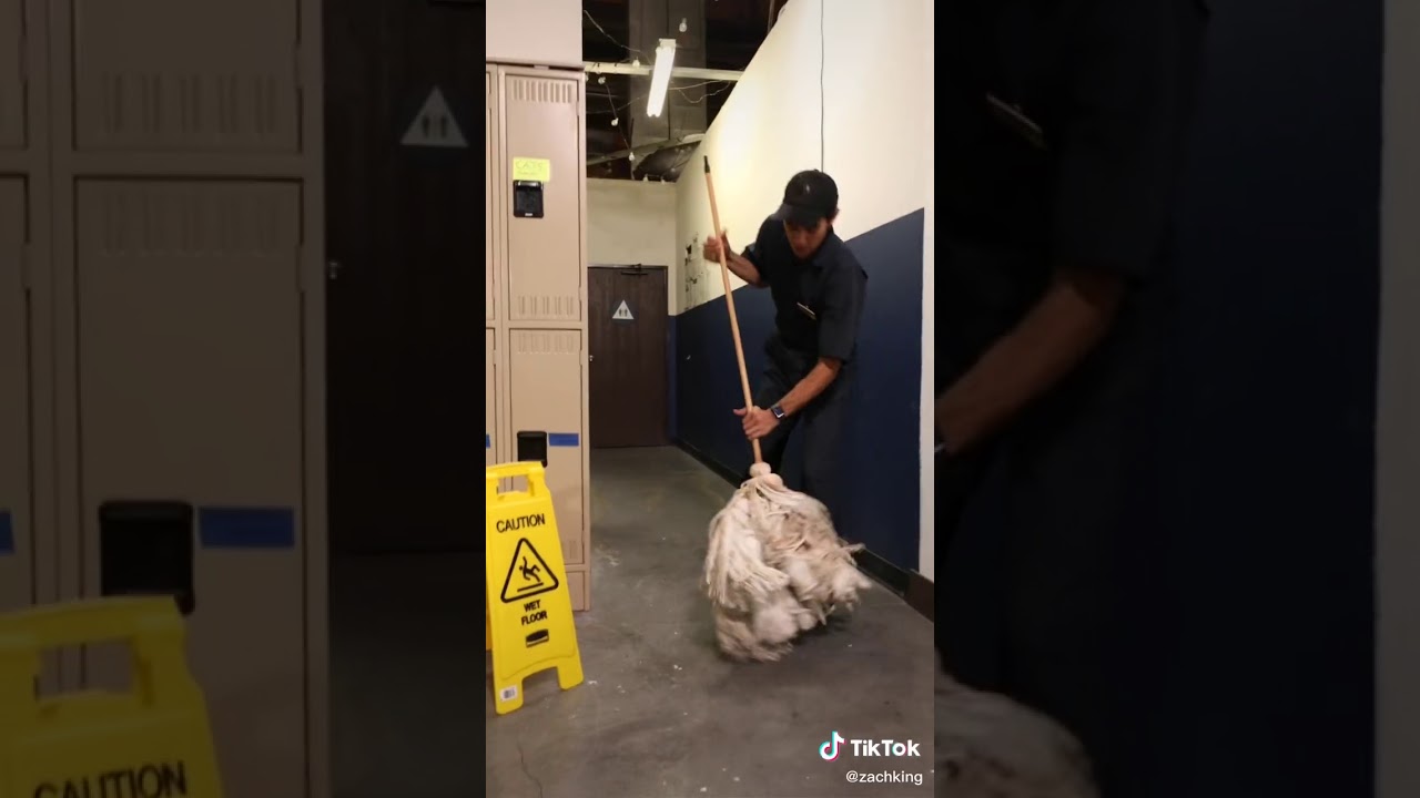 I’d like you to meet my knew best friend, mop dog