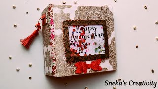 Handmade Scrapbook Idea for Anniversary | Journey/Doodle Card for Anniversary/Birthday