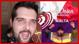 MALTA EUROVISION 2023 - REACTION - The Busker —  Dance (Our Own Party)