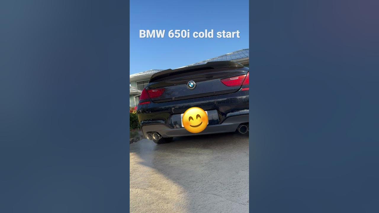 BMW cold start - YouTube